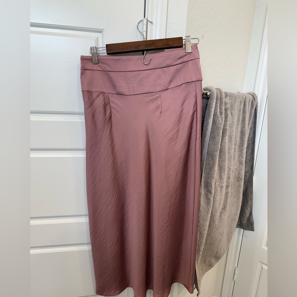 Free People Blush Rose Midi Skirt - Picture 4 of 5